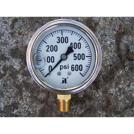 TOTALTURF 0  1000 PSI Low Pressure Gauge TO146594